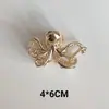 Pinza para el pelo exagerada de nicho europeo y americano de aleación de caracola para mujer, Pinza de pelo de estrella de mar de moda, Pinza de tiburón, Accesorio para el pelo simple y elegante