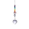 Colgante de bola de linterna de amor colgante de cristal de mariposa pequeña colgante de cuentas coloridas adornos colgantes decoraciones de cristal DIY cortina de cuentas