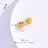Acessórios DIY ouro de areia direto da fábrica pingente de leão de fazer fortuna com furo passante pulseira colar broche de leão feminino ouro de areia