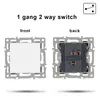 Tipo 86 padrão europeu conjoined estilo alemão francês painel de vidro branco combinação de módulos de função de tomada de interruptor de parede comércio exterior