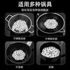 Rejilla para cocinar al vapor de acero inoxidable, rejilla plegable para cocinar huevos al vapor, estante de cocina multifuncional, soporte para ollas, rejilla para cocinar al vapor impermeable, cesta para cocinar al vapor, wok redondo