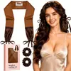 Rizador sin calor más vendido de Amazon para dormir, ondas grandes, herramienta mágica para rizos perezosos, juego de rizadores de vellón de coral, modelo transfronterizo