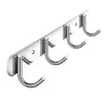 Ganchos de Acero Inoxidable 304 sin Taladro para Baño, Ganchos para Ropa, Ganchos de Fila, Ganchos Adhesivos de Cocina, Estante de Almacenamiento, Accesorios de Montaje en Pared, Ganchos para Puerta
