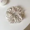 Scrunchie de Renda Doce de Alta Qualidade Estilo Francês para Mulheres, Elástico de Cabelo para Coque, Acessório de Cabelo Estilo Preguiçoso