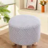 Funda para Taburete para Cambiar Zapatos Simple para el Hogar Cuadrada Redonda Extraíble y Lavable Taburete Bajo Cubierta de Hongo Cubierta Universal para Taburete Todo Incluido