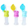 1 juego tapa de pajita tres en uno para niños, portátil, a prueba de derrames para bebidas embotelladas, pajita anticomplicaciones para bebés, transfronterizo