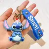 Modelo Nuevo 2024: Llavero de Stitch Transformado Muñeco Suave de Goma Llavero de Coche de PVC Colgante Regalo para Máquina de Garra