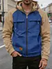 Sudadera deportiva casual de manga larga con capucha para hombre, color liso, holgada, de moda, otoño e invierno, transfronteriza europea y americana de Amazon