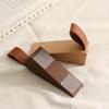 Tapón de Viento para Puerta de Madera de Nogal Negro, Tope Anticolisión para Puerta, Tapón de Puerta Fijo, Bloqueador de Puerta, Barrera de Puerta, Tapón de Puerta