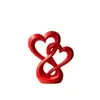 Produto Novo Transfronteiriço Impresso em 3D Estátua de Amor Tecido Eterno Ornamento de Mesa Presente de Casamento Aniversário Dia dos Namorados