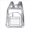 Mochila Transparente Infantil Bolsa de Armazenamento em PVC à Prova d'Água Bolsa de Grande Capacidade Mochila de Estudante Mochila Feminina Bolsa para Dor Escolar