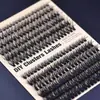 Conjunto de Comércio Exterior Europeu e Americano Transfronteiriço 406080D Segmentado em D Curvado Misturado Cílios Postiços Espessos e Enrolados DIY
