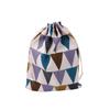 Bolsa de presente para embalagem de cosméticos, tamanho grande 19*24cm, com estampa de desenho animado, bolsa de armazenamento para viagem, com cordão, pequena bolsa de pano
