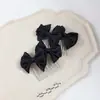 Pinza para el cabello con lazo de seda de alta gama estilo coreano Peine para peinar flequillo dulce que reduce la edad Accesorios para el cabello para el viaje diario Suave