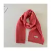Bufanda Cálida para Bebé con Protección para el Cuello de Mujer Otoño e Invierno Versátil de Color Contrastante Cortavientos Estilo Coreano Ins para Niños Bufanda Pequeña de Punto con Combinación de Colores
