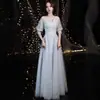 Vestido para Examen de Artes Vocales de Estudiante 2026 Nuevo Estilo Ceremonia de Mayoría de Edad Temporada de Graduación Vestido Largo Cuello en V Vestido de Banquete