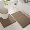 Tapete de porta jacquard de algodão transfronteiriço tapete de banho antiderrapante conjunto de tapetes tapete de entrada de banheiro absorvente para os pés