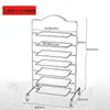 Prateleira de Pratos e Pratos Multicamadas de Cozinha Rack de Armazenamento para Panela Quente de Aço Inoxidável Prateleira de Armazenamento de Acompanhamentos para Churrasco Portátil Prato