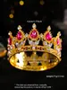 Corona de Cumpleaños Fiesta Transfronteriza Flor Pastel Vacaciones Corona Infantil Tiara Diamante de Gama Alta Redonda Corona Pequeña