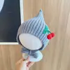 Gorro de Punto para Bebé para Salir, Gorro de Punto Lindo y Adorable, Gorro de Lana Infantil Versátil con Punta, Gorro Cálido para Bebé que Protege los Oídos