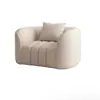 Juego de sofá lineal minimalista estilo crema para sala de estar de casa, sillón de sofá para área de recepción y descanso de salón de belleza y casa de huéspedes nórdica