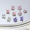 Dongzhou Diamante de Diamantes para Uñas Cruzados de 8 mm Joyería de Aretes DIY Diamante con Forma Especial Diamante de Fondo Puntiagudo Diamante Brillante Decoración Versátil para Uñas Diamante