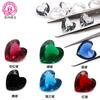 Venta al por mayor de fábrica vidrio en forma de corazón 3*3-8*8mm vidrio blanco vidrio azul vidrio verde vidrio rojo vidrio negro piedra de vidrio artificial