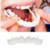 Simulación de segunda generación de ancianos comiendo aparatos de masticación blanqueamiento temporal cubierta de modelado universal diente de puerta cavidad dental dientes torcidos