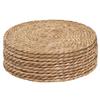 Posavasos de Paja Transfronterizos, Decoración de Restaurante, Bases Aislantes Redondas para Platos, Bases para Cazuelas, Posavasos de Café Tejidos de Tule, Manteles Individuales