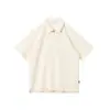 Comercio exterior transfronterizo ropa de hombre camiseta polo de algodón piqué 220g camiseta de hombre verano nueva casual cuello camisero camiseta con media cremallera