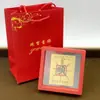 A Fortuna de Ano Novo Vem e Vai Suavemente, Adesivos para Celular, Peças de Ouro dos Cinco Deuses da Riqueza, Amuletos, Enfeites e Presentes que Atraem Riqueza