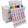 Bolígrafo de pintura gratuito para caballos HO-168 no se decolora impermeable marcador blanco pintura metálica dorada bolígrafo aceitoso para llantas
