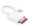Aplicable a adaptador lightning para teléfono móvil Apple tipo lector de tarjetas dos en uno TF + SD OTG