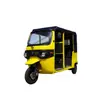 Tuk-tuk eléctrico modelo de exportación africana, triciclo cerrado para turismo en zonas escénicas