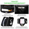 Maleta Personalizada Pequeña y Mediana Impermeable Ligera Bolsa de Viaje Deportes Fitness Negra Plegable Bolso para Cosméticos
