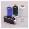 Botella cuadrada de PET de 150 ml con tapa de aluminio, botella para cebo, azul, marrón, verde, botella con tapa de rosca de aluminio, botella de 150 ML para aceite esencial, botella de agua desmaquillante