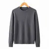 Suéter de punto grueso con cuello redondo para mujer, tejido de ochos, moda Otoño Invierno, tejido suelto, capa base