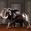 Adornos de Elefante Chino para el Hogar Sala de Estar Gabinete de Vino Gabinete de TV Decoraciones Adornos Artesanías de Resina Regalos de Inauguración
