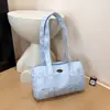 Nova Bolsa de Ombro Boston Bucket Ponto de Bolinha Estrela Redonda Estilo Coreano Ins, Grande Capacidade Versátil para Viagem e Dia a Dia