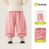 Novedades el 31 de agosto 15% de descuento en pantalones de forro polar para niños de Dudu, pantalones de invierno engrosados para niños