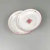 Prato Tigela de Cerâmica Household com Caractere Festivo Chinês Abençoado Tigela de Arroz Prato de Louça Alto Valor de Beleza Casamento Inauguração de Casa Tigela