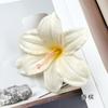 Guirnalda de Flor de Lirio Hemerocallis Tocado Paquete de Material para Pasador Conjunto para Salón de Bodas Pared de Flores Arreglo Floral Adornos para Fotografía