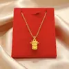 Nuevo Collar de Hilo Rojo de Alta Calidad Estilo Palacio del Zodiaco Chino de Doce Animales para Hombres Mujeres Niños Colgante Año del Cordero Colgante Venta al por Mayor