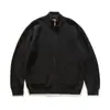 Ropa para Hombre North Boundary Marca de Tendencia Americana 2025 Otoño e Invierno Nuevo Cárdigan Grueso con Cremallera Suéter de Punto con Hombros Caídos para Hombre