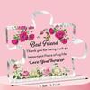 Transfronterizo Nuevo Día de San Valentín Acrílico Transparente Curva Regalo Día de la Madre para Amigos Decoraciones de Escritorio