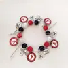 Pulseras de Equipo MLB Texas Florida Astros Rangers Marlins Warriors Pulseras de Cuentas para Fans