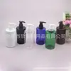 Frasco com Bomba de Loção Branca 250ml, Frasco Preto com Bomba Curta e Larga, Frasco para Limpador Facial 250ml, Frasco Âmbar com Tampa tipo Bico para Gel de Banho