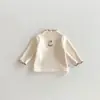 Vestido Chaleco de Terciopelo para Bebé Niña Otoño e Invierno 2025 Chaleco Exterior Acolchado de Terciopelo para Bebé