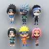 Pegatinas magnéticas para refrigerador con mensaje de Naruto, animación tridimensional creativa de dibujos animados, de sexta y decimoctava generación. Decoraciones para refrigerador.