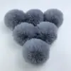 Pelota de imitación de pelo de conejo directa de fábrica para cortinas, cojines, peluches para mascotas, accesorios de bricolaje hechos a mano, decoración de zapatos y sombreros, y materiales para accesorios